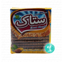 بیسکویت جو کاکائویی 190گرمی ستاک