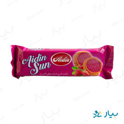 بیسکویت مربایی سان با طعم توت فرنگی 42 گرمی آیدین