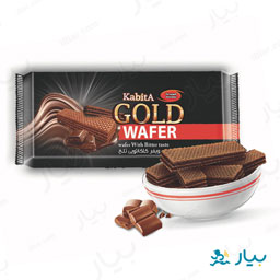 ویفر کاکائویی تلخ گلد 80 گرمی شیرین برنا