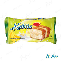 کیک روغنی با طعم شیرموز 90 گرمی شیرین برنا