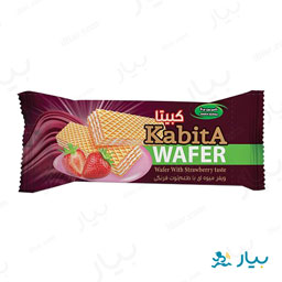 ویفر میوه ای با طعم توت فرنگی کبیتا 35 گرمی شیرین برنا