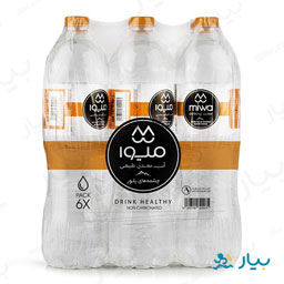 باکس 6 عددی آب معدنی طبیعی 1.5 لیتری میوا