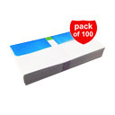 پاکت نامه ملخی درب رنگی آبی روشن 100 عددی