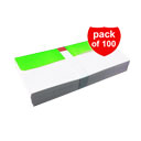 پاکت نامه ملخی درب رنگی سبز 100 عددی