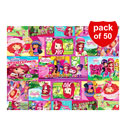 کاغذ کادو طرح BITTY بسته 50 عددی