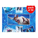 کاغذ کادو طرح FROZEN بسته 50 عددی