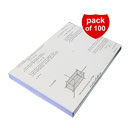 مقوای A4 آبی بسته 100 عددی