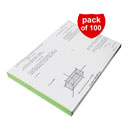 مقوای A4 سبز بسته 100 عددی