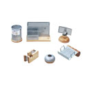 ست رومیزی 6 تکه خودرنگ نقره ای