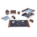 ست رومیزی 13 تکه قهوه ای نقره ای