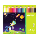 مداد 24 رنگ جعبه مقوایی سبز فکتیس