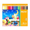 مداد 24 رنگ جعبه مقوایی زرد فکتیس