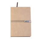 دفتر قهوه ای بنددار