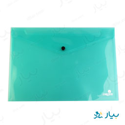 پوشه دکمه دار سبز زاهدیان
