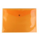 پوشه دکمه دار نارنجی زاهدیان