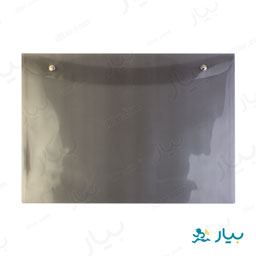 پوشه طوسی دکمه دار بزرگ