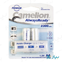 باتری 1/2 ولت قابل شارژ 2 عددی کاملیون