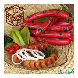سوسیس هات داگ 70 درصد 1 کیلوگرمی دارا