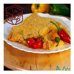 شنیسل ران مرغ با آرد سوخاری 500 گرمی دارا