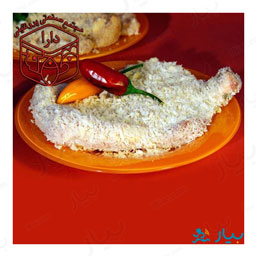 شنیسل ران مرغ با آرد گندم 1 کیلوگرمی دارا