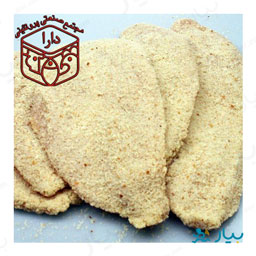 شنیسل فیله مرغ آرد گندم 500 گرمی دارا