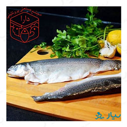 ماهی قزل آلا پاک شده 500 گرمی دارا