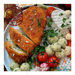 شنیسل سینه مرغ (با آرد پنیری) 500 گرمی دارا