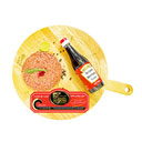 برگر مخلوط بدون مواد افزودنی پروتیین هدیه مقدار یک کیلوگرم