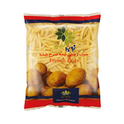 سیب زمینی نیمه سرخ شده منجمد (8×8) 750گرمی نوبر سبز