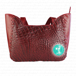 کیف رودوشی مجلسی زنانه مدل قایقی (زرشکی)