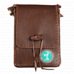 کیف رودوشی پاسپورتی مدل عقیق (قهوه ای)