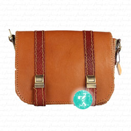 کیف رودوشی مدل مرمر (عسلی)