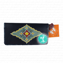 کیف پول زنانه طرح نقاشی (سرمه ای)