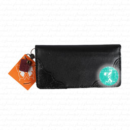 کیف پول زنانه زیپ دار مشکی