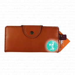 کیف پول اسپرت زبانه دار (عسلی)