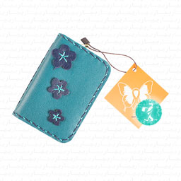 کیف کارتی (سرمه ای و آبی فیروزه ای)