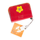 کیف کارتی تکه دوزی (قرمز)