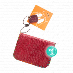 کیف کارتی ساده (قرمز)