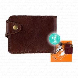 کیف پول جیبی مردانه (قهوه ای تیره)