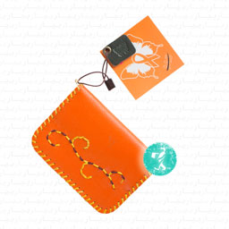 کیف کارتی (نارنجی)