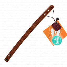 دستبند قفل میخی (قهوه ای)