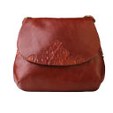 کیف رودوشی دخترانه مدل صدف رنگ قهوه ای