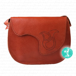 کیف رودوشی زنانه مدل مروارید رنگ قهوه ای