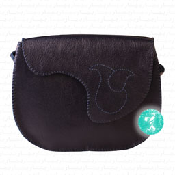 کیف رودوشی زنانه مدل مروارید رنگ سورمه ای