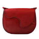 کیف رودوشی زنانه مدل مروارید رنگ قرمز