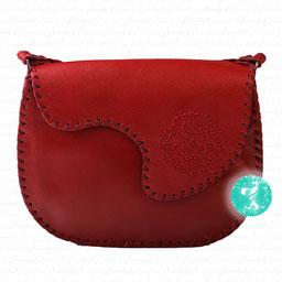 کیف رودوشی زنانه مدل مروارید رنگ قرمز