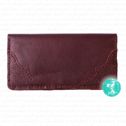 کیف پول زنانه M160 رنگ زرشکی