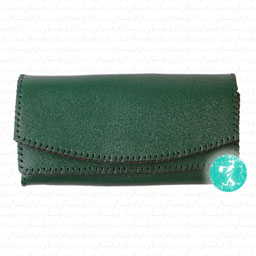 کیف پول زنانه M120 رنگ سبز تیره