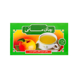 چای سبز سیب کیسه ای 20 عددی مانی