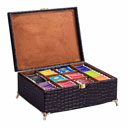 جعبه پذیرایی چای چرمی آمارانت